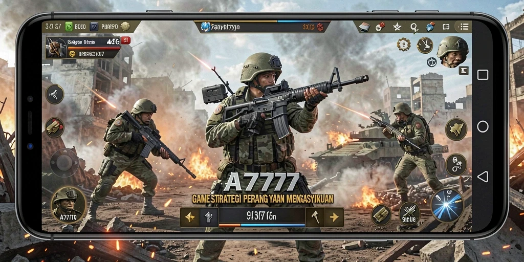 Tampilan gameplay A7777 yang mendebarkan dan strategis.
