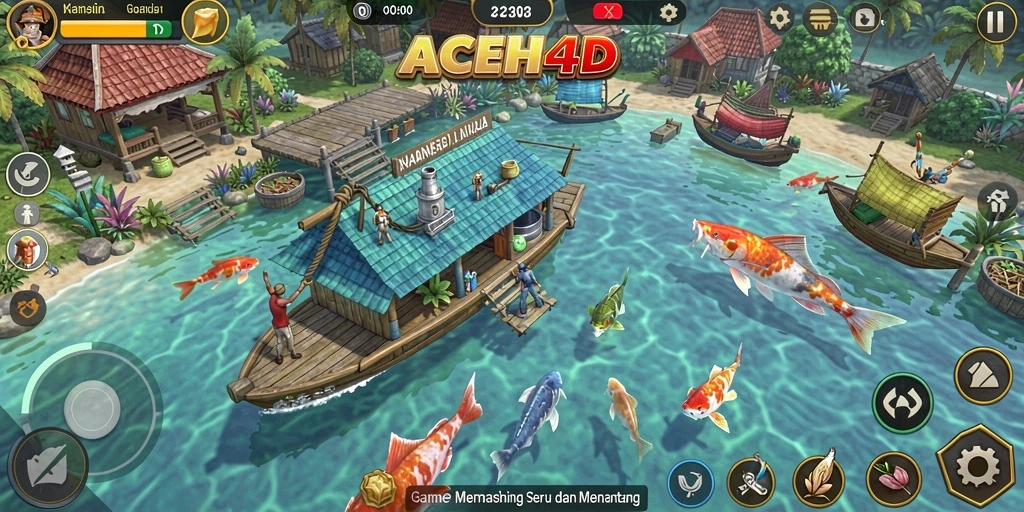 Screenshot utama menampilkan pengalaman memancing yang mendebarkan di ACEH4D.