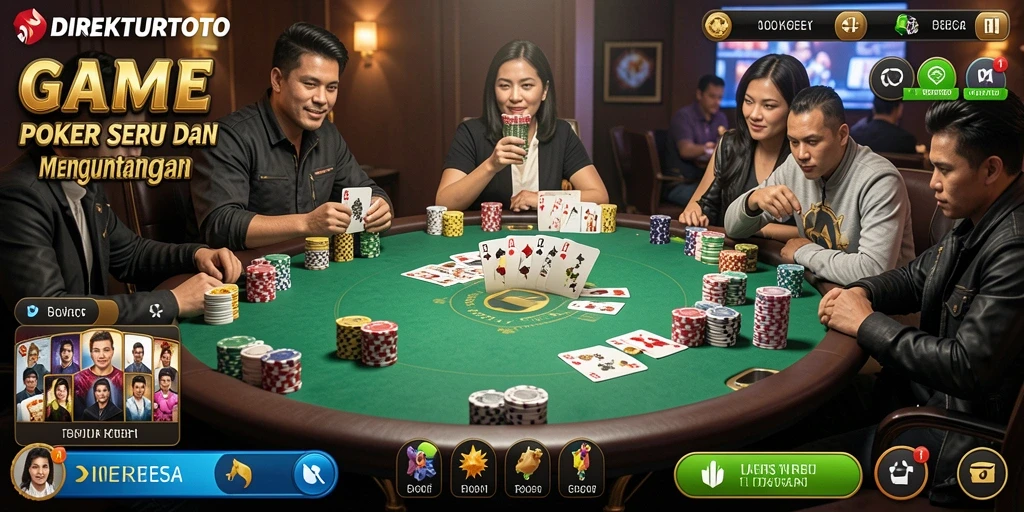 Gameplay seru dan menantang dalam DIREKTURTOTO.