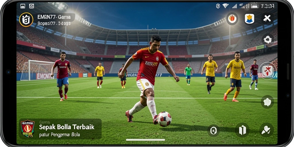 Tampilan gameplay yang mendebarkan di EMON77