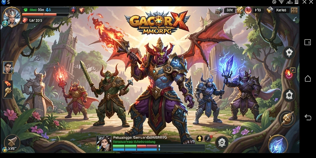 Tampilan gameplay GACORX yang menarik dan dinamis.