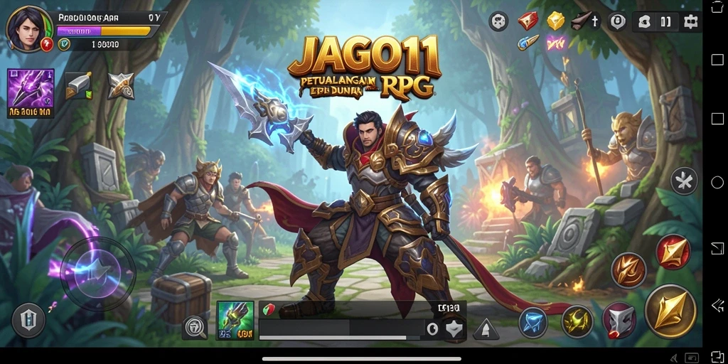 Tampilan gameplay <strong>JAGO11</strong> yang menegangkan dan menantang.