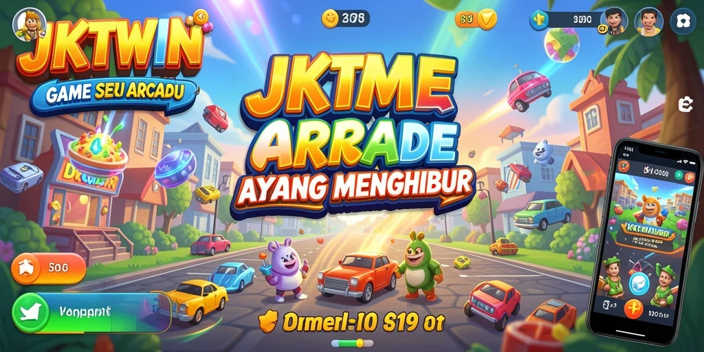 Tampilan gameplay seru dari JKTWIN dengan tantangan yang menarik.