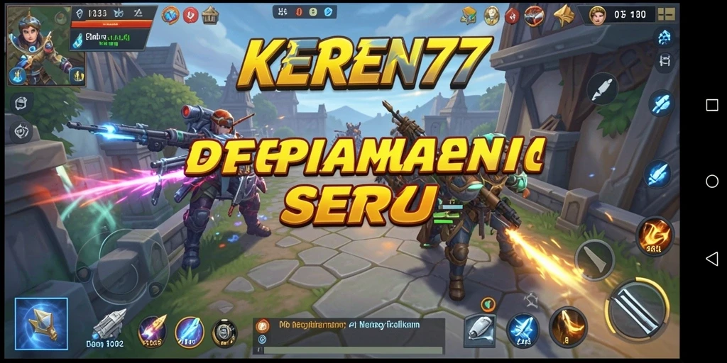 Tampilan gameplay KEREN77 yang penuh strategi dan aksi.