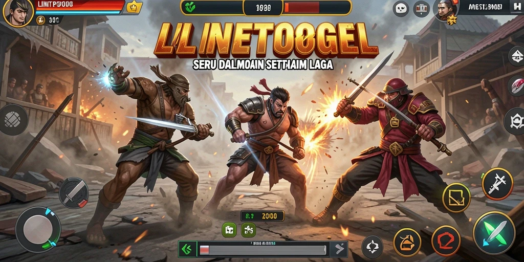 Tampilan gameplay seru dari laga Battle Royale di LINETOGEL.