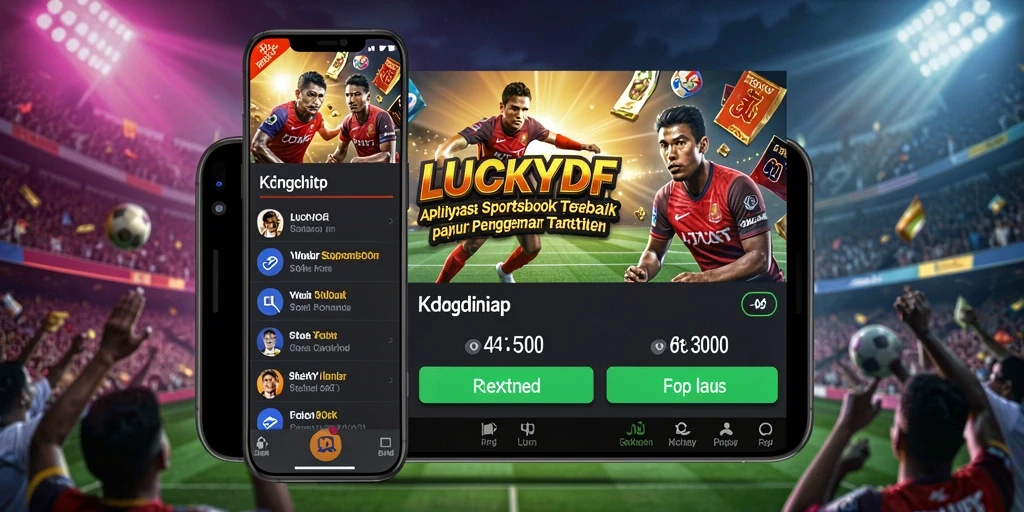 Tampilan gameplay LUCKYDF yang menarik untuk taruhan olahraga.