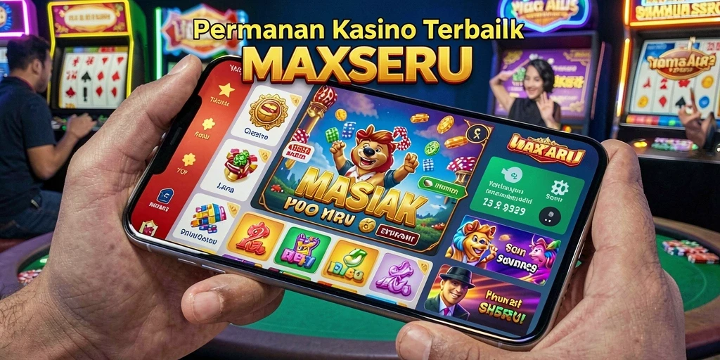 Tampilan gameplay seru dari MAXSERU yang penuh aksi Kasino.