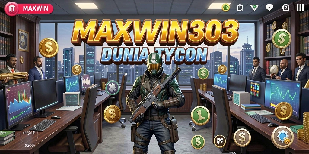 Tangkapan layar permainan MAXWIN303 menampilkan serunya mengelola usaha Tycoon.