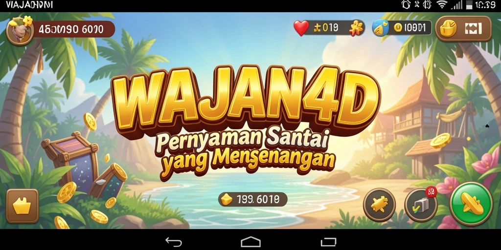 Tangkapan layar gameplay menarik dari WAJAN4D.