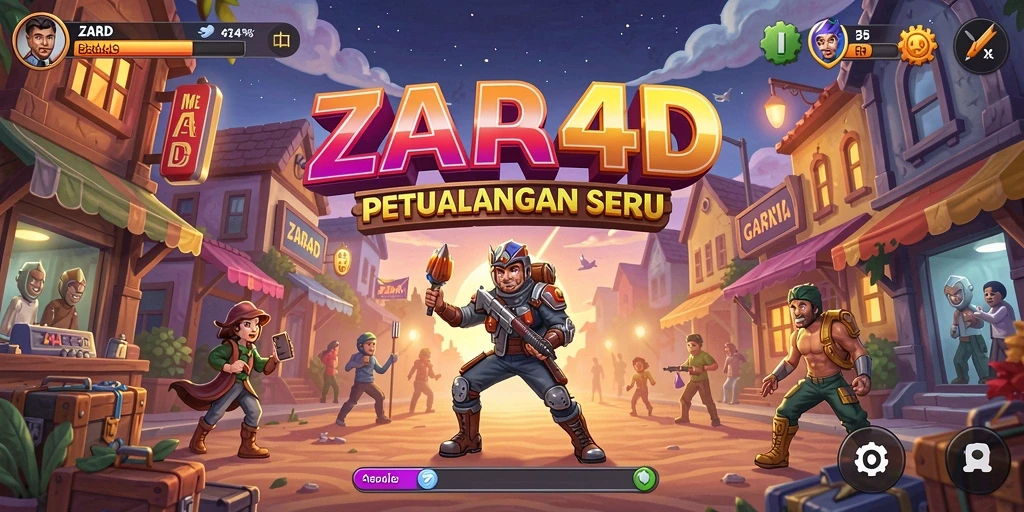 Gameplay seru dan penuh tantangan di ZARA4D.